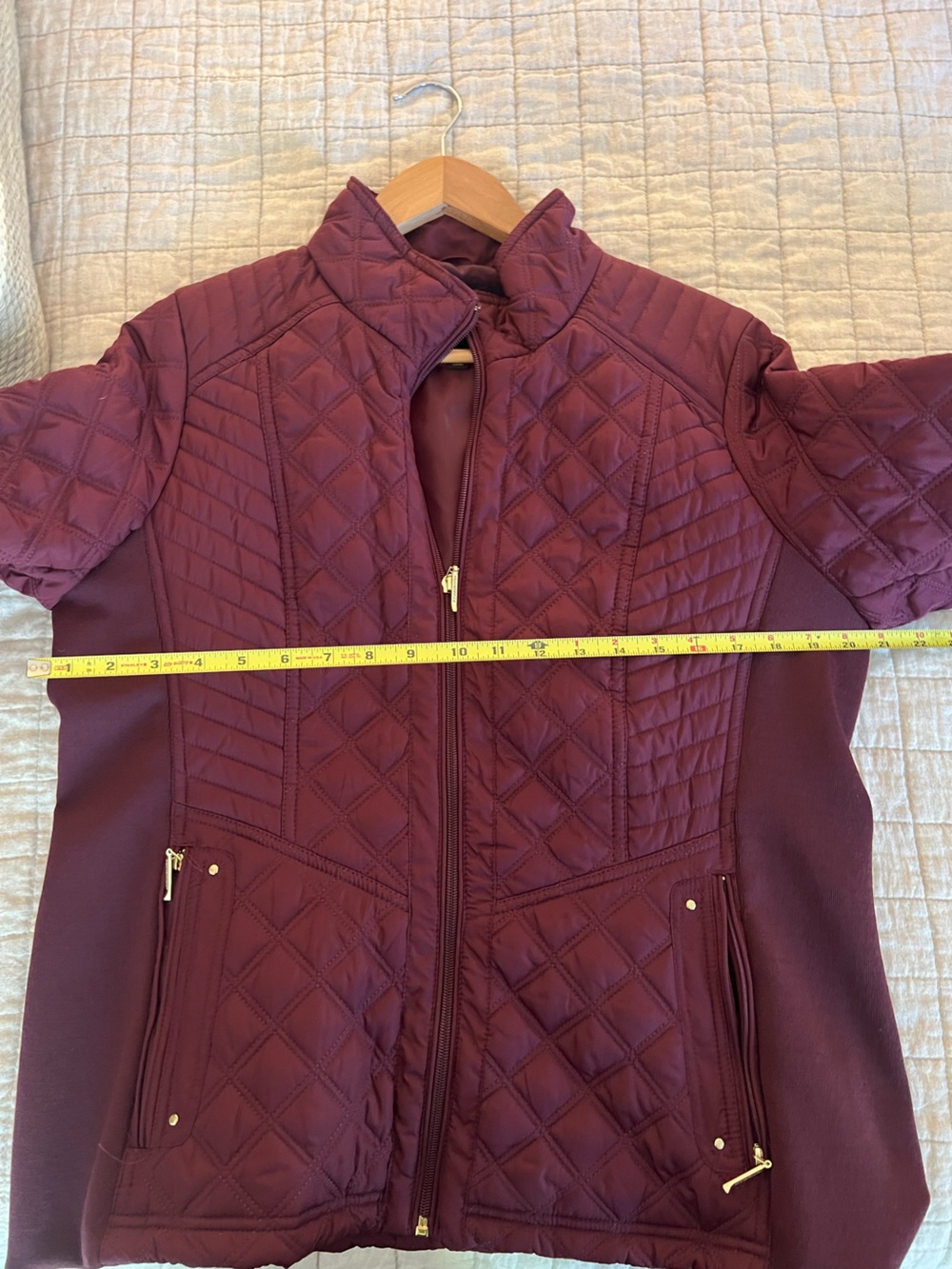 Weatherproof Quilted Burgundy barn Jacket L - Picture 15 of 15